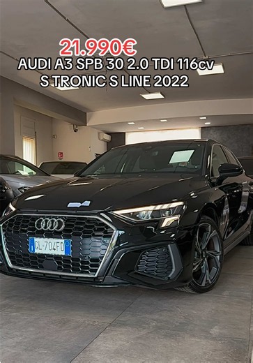 AUDI A3 SPB 30 2.0 TDI 116cv S TRONIC S LINE 2022 #audi #a3 #spb #sline #napoli