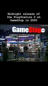 1.1M views · 45K reactions | Midnight release of the PlayStation 2 at GameStop in 2000 | Computer Love Records | Facebook