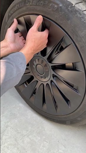 How to remove the aero wheel caps from Tesla Model Y