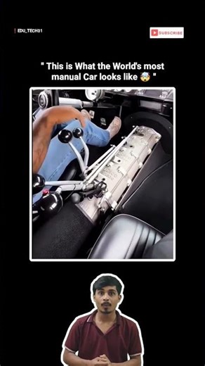 Instead of one gear lever, this setup uses multiple shifters, turning driving into a fully hands-on