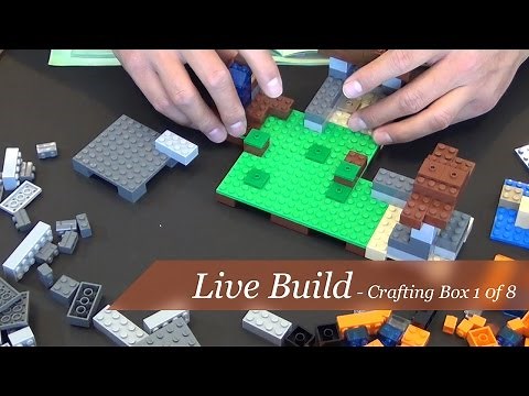 Lego Minecraft - Crafting Box Set #21116 - Unboxing and Build Model 1