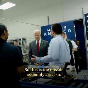 20K views · 2.2K reactions | Here’s a look into President Biden’s tour of a Javelin missile facility in Troy, Alabama. | The Biden White House Archived | Facebook