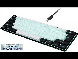 Snpurdiri Wired Gaming Keyboard, RGB Backlit Mini Keyboard, Waterproof Review