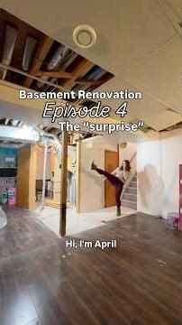 Episode 4: Basement renovation- the surprise #basement #bedroom #homerenovation #fixerupper