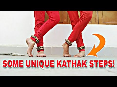 Easy Kathak Foot Steps! New Techinques Of Kathak!
