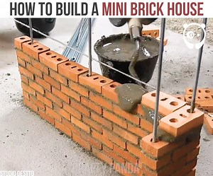 8.5M views · 45K reactions | How to build a mini brick house By Studio Destto (youtube.com/channel/UCACxRrqwWyU5OAQ3_us3BGw) Studio destto | Crafty Panda | Facebook
