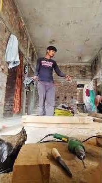 Kanch Katne Ke Baad Ab Fitting Ki Bari! 🛠️ Part-3 Woodwork Series#minivlog #shortvideo #carpenter
