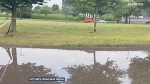 25K views · 116 reactions | West Midlands Fire Service had to cordon off a road following flash flooding in Birmingham today Read more: https://www.itv.com/news/central/2024-08-01/heavy-rain-and-thunder-causes-flooding-in-parts-of-birmingham | ITV Central | Facebook