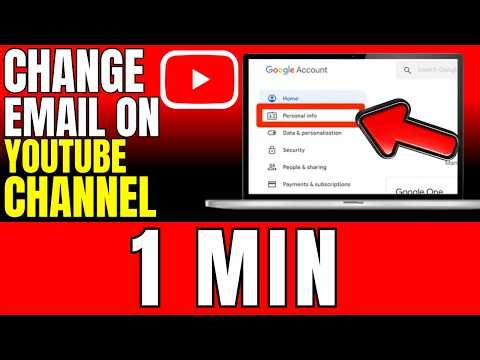 How To Change Email On YouTube Channel 2026 (Fast And Easy)