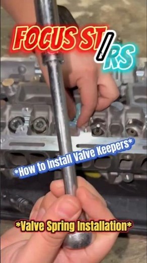 How to Install Valve Springs/Keepers | *No Special Tools* #focusst #2.0/2.3ecoboost