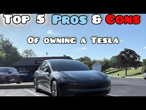 My TOP 5 PROS & CONS of Owning A Tesla !