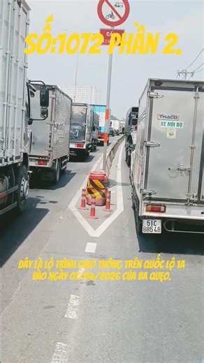 Traffic on National Highway 1A on April 7, 2026. (Number: 1072, Part 2).