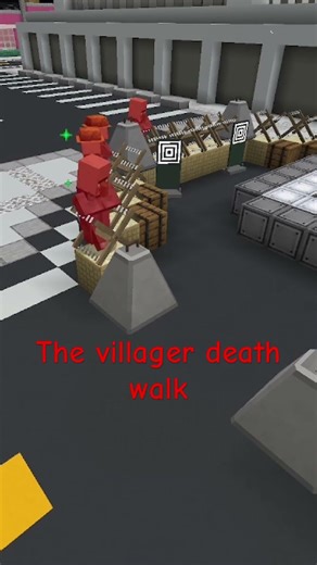 The villager death march #minecraft #helpmemakethismakesense #combat