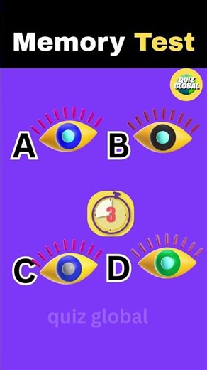 Memory IQ Test🧐| Only Genius 🎉