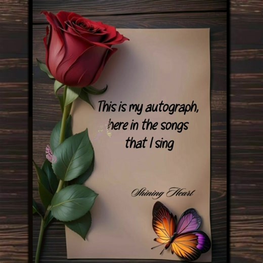 61K views · 1.3K reactions | 2575. AUTOGRAPH 푏푦: John Denver 푅푒푞푢푒푠푡푒푑 푏푦 Rhadjie Loveson | Shining Heart | Facebook