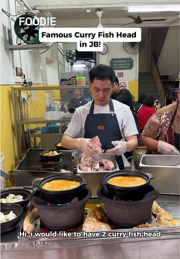 Famous Curry Fish Head at Kam Long Ah Zai