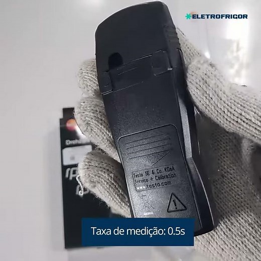 Tacômetro óptico Led Testo 460 - Eletrofrigor Produtos