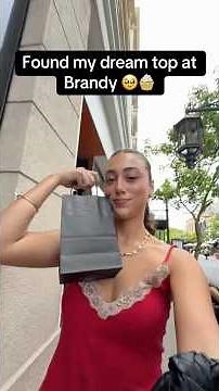 FOUND MY DREAM TOP AT BRANDY MELVILLE 🧁😩 #brandymelville #shopwithme #haulvideo #hauls