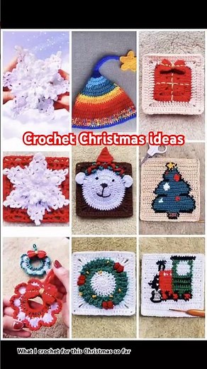 17 Magical Crochet Christmas Ideas in 10 Seconds 🎄✨| crochet Christmas 2025 ideas