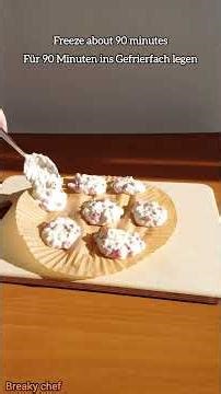 Chocolate Bites Snack with Frozen Yogurt | Easy Christmas Recipe