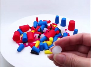 80PCS 7 Sizes Silicone Plug Set, Silicone Rubber Tapered Plugs 1/16" to 1/2" High Temperature Resistant Hole Plugs for Industrial Powder Coating Plugs Spraying (80PCS)