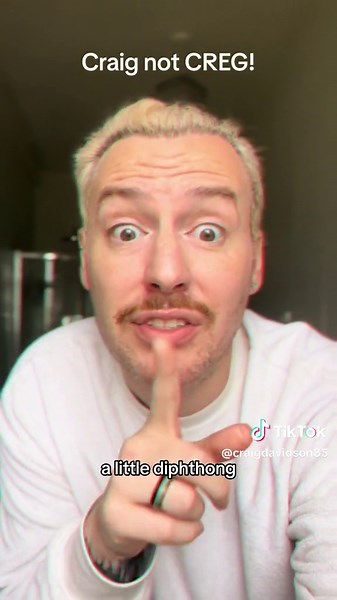 Craig not Creg… #craignotcreg #funny #americans #craigdavidson