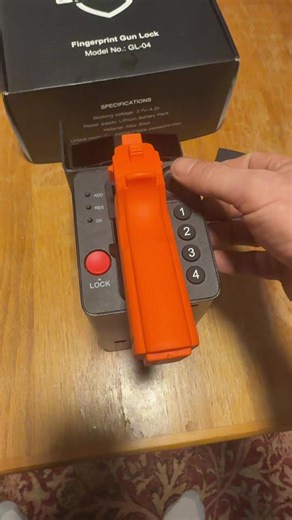 This Smart Gun Lock is designed for gun owners who want instant access and serious security. With fingerprint recognition that unlocks in under less than 1 second, you can access your firearm quickly when it matters most while keeping it safely secured the rest of the time. The compact design holds your handgun securely while preventing unauthorized use, making it ideal for home defense, bedside storage, vehicle mounting, or concealed setups. The one-click locking system and biometric fingerprin