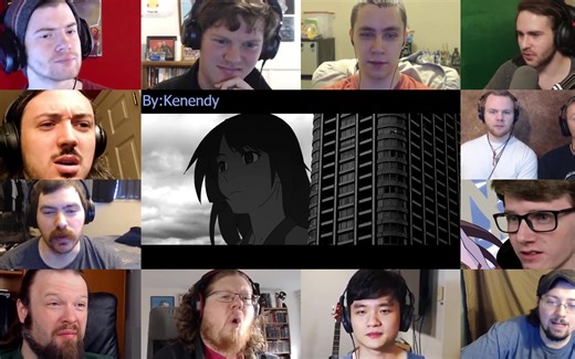 老外看 化物語 Bakemonogatari Opening 1 Reaction Mashup