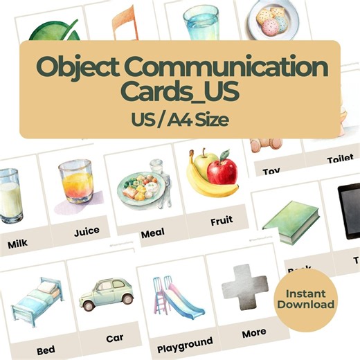 Printable PECS Communication Cards for Autism and Nonverbal Kids - Etsy