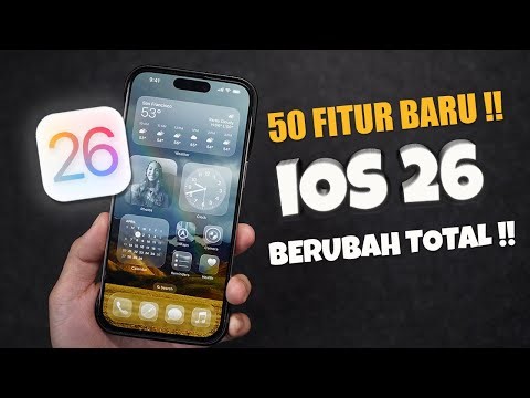 50 FITUR GILA iOS 26 – iPhone BERUBAH TOTAL! 😱