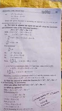 class 12th mathematics mcq and subjective questions answer 🥰🥰