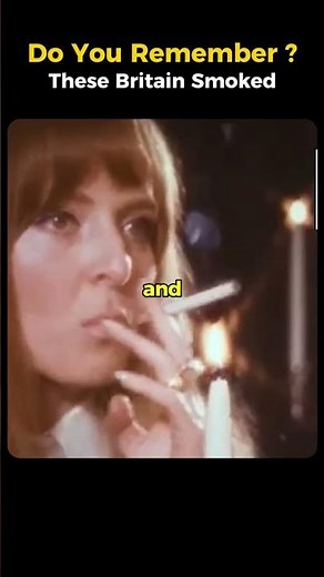 Do You Remember These Cigarette Brands from ’60s & ’70s Britain? #shorts