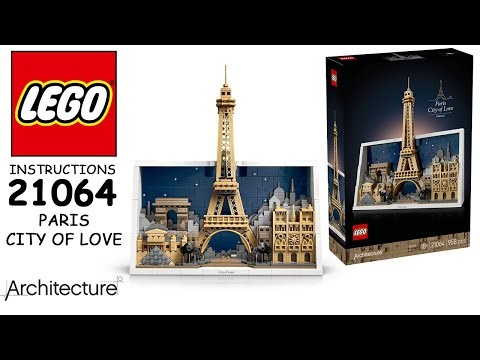 How to build LEGO Architecture 21064 Paris – City of Love (Step-by-Step Tutorial)