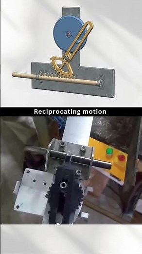 How Does a Reciprocating Motion Work? #useful #mechanism #3dcad #prototype #collegeproject #mechanic