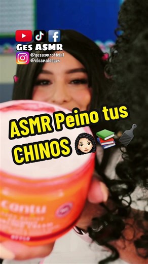 ASMR Peino tus CHINOS: Relajación y Cuidado