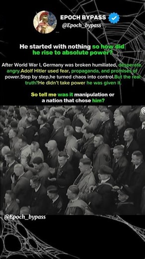 The Rise of Hitler: Truth Behind the Power #ww1#adolf_hitler #historicalfacts