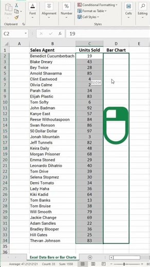 🔥Excel Me Data Bars Kaise Use Kare 2026 🤯📈 | Conditional Formatting Trick 🚀#kge #viral #databars