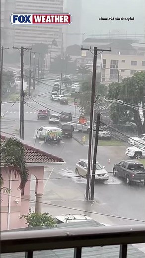 🌨️ KONA STORM: Heavy Rain And Strong Winds Have Plagued Honolulu, Hawaii, This Weekend