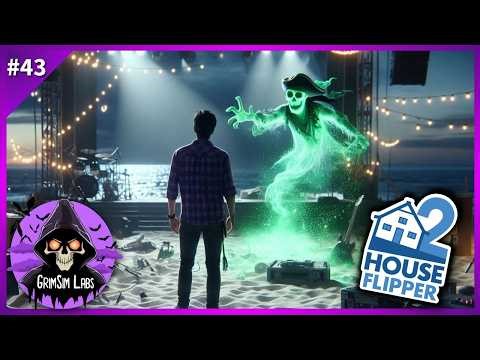 Ep43 | House Flipper 2 - 👻 A Pirate Ghost Ruined the Fish Festival!