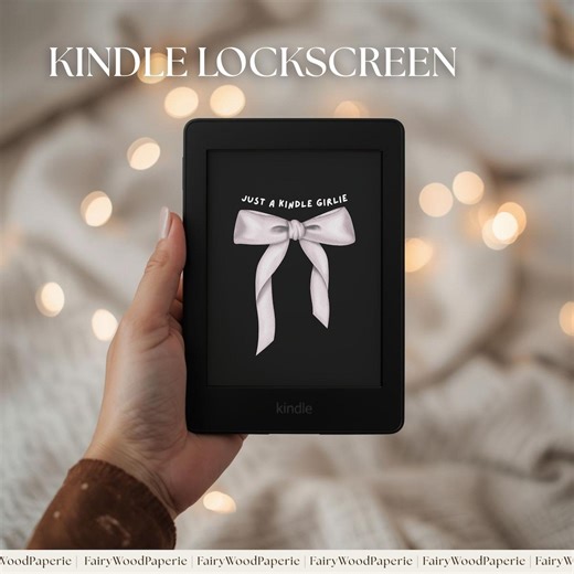 Kindle Paperwhite Lock Screen, Cute Ribbon Wallpaper (digital Download) - Etsy Australia