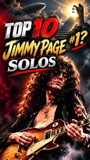 TOP 10 BEST Jimmy Page (Led Zeppelin) Guitar Solos of All Time! #top10 #ledzeppelin #classicrock