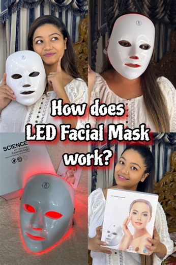 26K views · 194 reactions | How Does LED Facial Mask Work? 樂LED Light Therapy mask review ✅ | Lamia Moktar Linda | Facebook