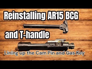 Quick Tip: How to install a Bolt Carrier Group BCG and charging handle on an AR15