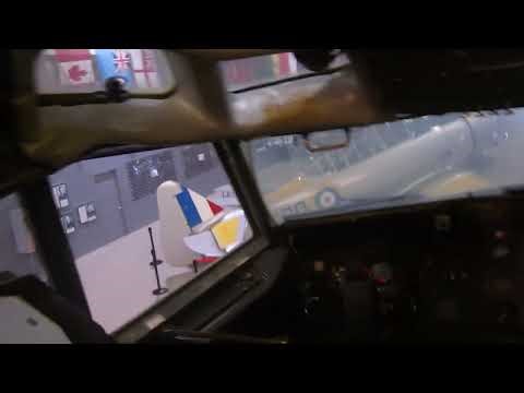 REALLY ASHTRAYS? Cockpit of a Boeing 727-22 at the Canadian Warplane Heritage Museum