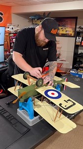Throwin it back to WWI! The E-Flite S.E.5a is such a good looking plane. I thought it was going to be rough to assemble but it was INSANELY easy. Excited to fly this one! #rcplane #rcairplane #ww1 #wwi #biplane #radiocontrol #remotecontrol #rchobby #rc | Mach3RC