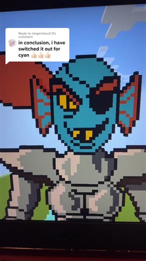 Undertale and Minecraft Pixel Art of Undyne | Thank You Comments