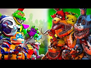 Five Nights at Freddy's FIGHT: Top 5 SCARY vs FNaF Fight Animations