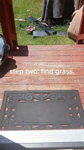 how to touch grass tutorial.