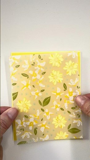 Floral Vellum Paper Butterfly Card