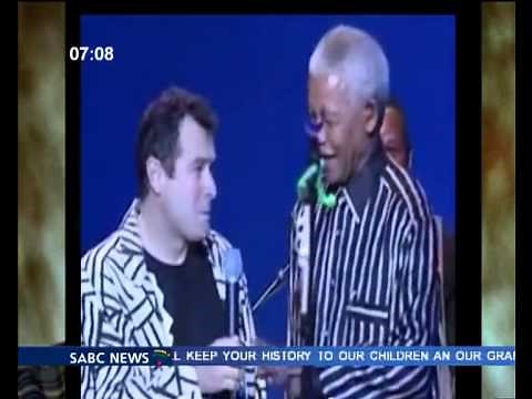 Mandela dancing to "Asimbonanga" by Johnny Clegg & Savuka